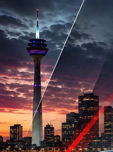 Rheinturm in Düsseldorf